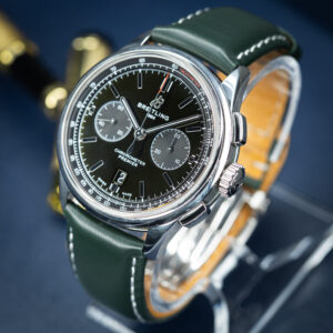 breitling premier b01 chronograph 42 bentley edition british racing green · manufacture caliber 01 · complete set